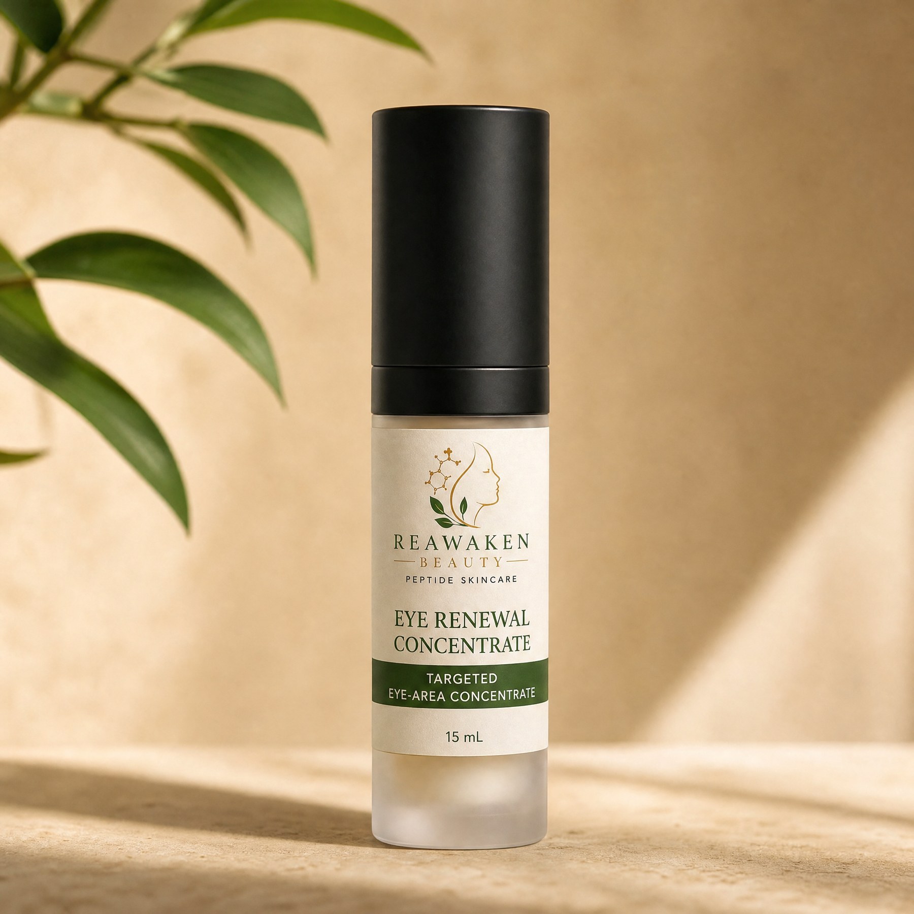Eye Renewal Concentrate black and frosted airless bottle